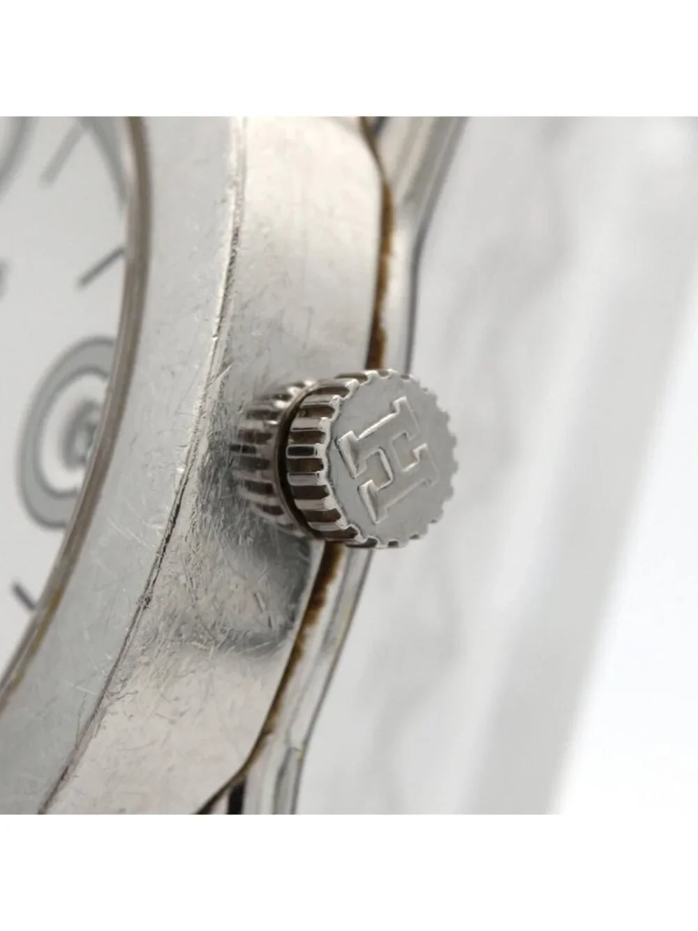 Hermes Barenia Rondo SS Quartz Watch